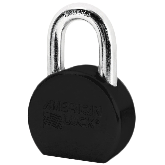 American Lock A700 Solid Steel (Chrome Plated) Padlock 2-1/2in (64mm) wide