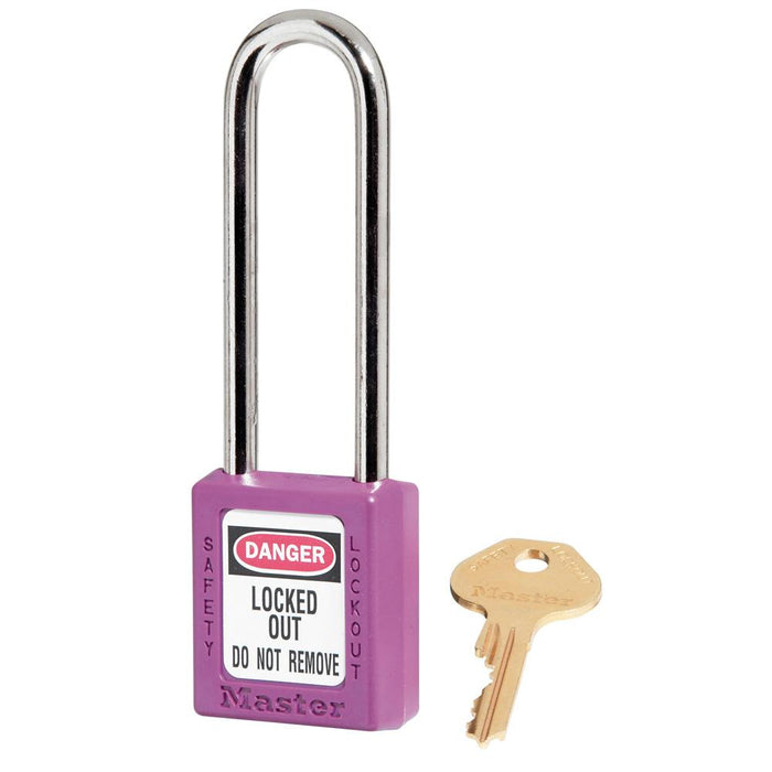 Master Lock 410 Zenex™ Thermoplastic Safety Padlock, 1-1/2in (38mm) Wide with 1-1/2in (38mm) Tall Shackle-Master Lock-Keyed Alike-3in-410KALTPRP-KeyedAlike.com