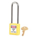 Master Lock 410 Zenex™ Thermoplastic Safety Padlock, 1-1/2in (38mm) Wide with 1-1/2in (38mm) Tall Shackle-Master Lock-Keyed Alike-3in-410KALTYLW-KeyedAlike.com