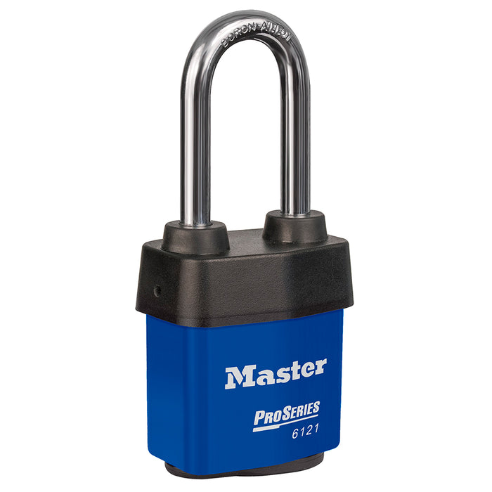 Master Lock 6121 Padlock 2-1/8in (54mm) wide-Master Lock-Blue-2-3/8in-6121KALJBLU-KeyedAlike.com