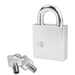 American Lock A7300 Solid Steel (Chrome Plated) Padlock 2-1/4in (57mm) wide-American Lock-A7300KA-KeyedAlike.com