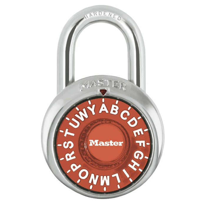 Master Lock 1573 1-7/8in (48mm) General Security Combination Padlock-Master Lock-Orange-1573ORJ-KeyedAlike.com