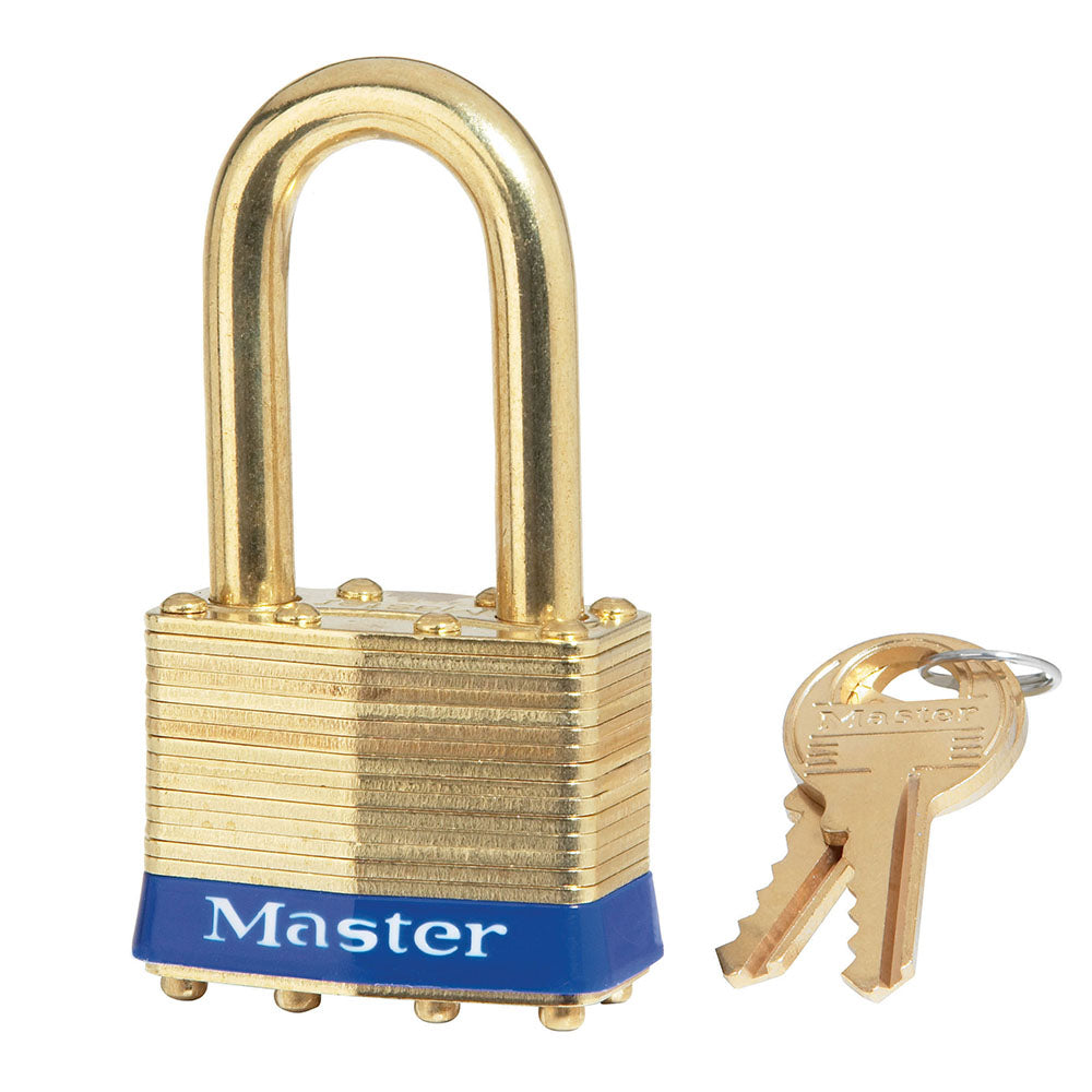 Master Lock No. 2BLF in Blue, colored bumper