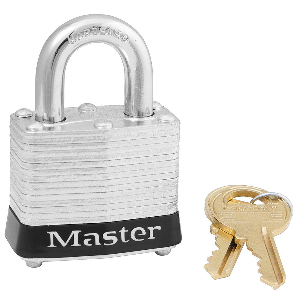 Master Lock No. 3 in Black, colored bumper