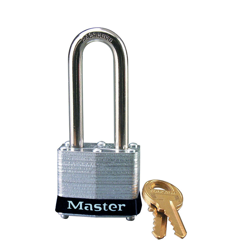Master Lock No. 3LH in Black, colored bumper