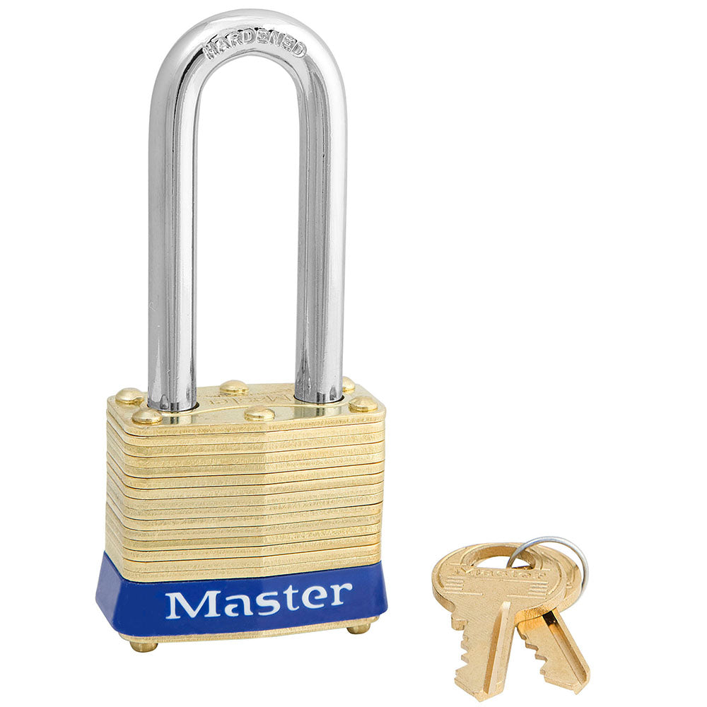 Master Lock No. 4LH in Blue, brass