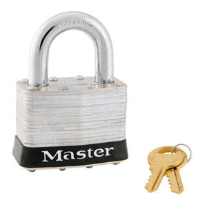 Master Lock No. 5 in Black, colored bumper