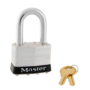 Master Lock No. 5LF in Black, colored bumper