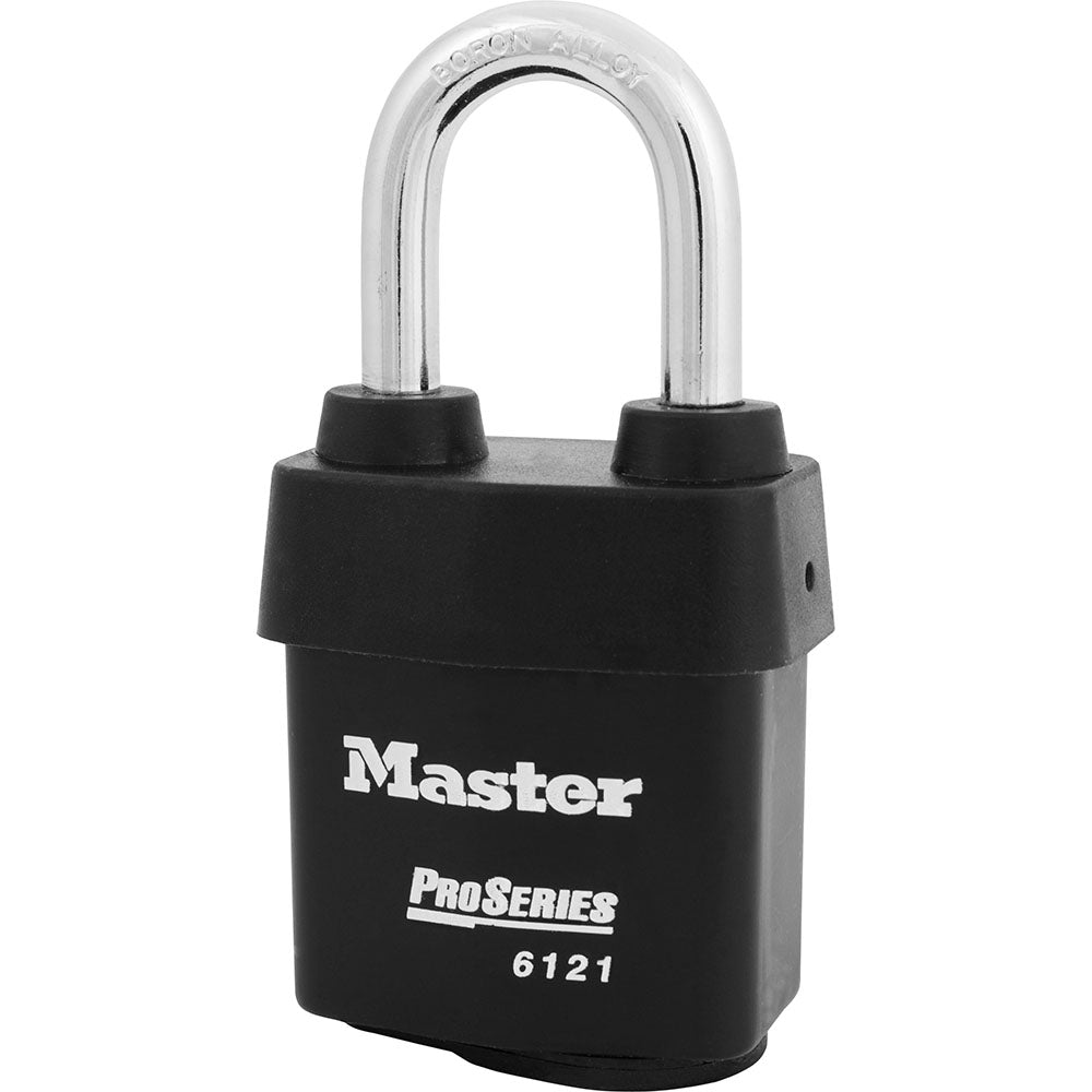 Master Lock 6121LF in Black, colored cover