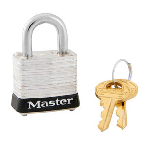 Master Lock No. 7 in Black, colored bumper