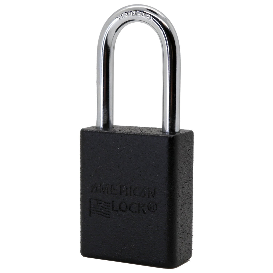 American Lock A1106 padlock, black grip powder coat