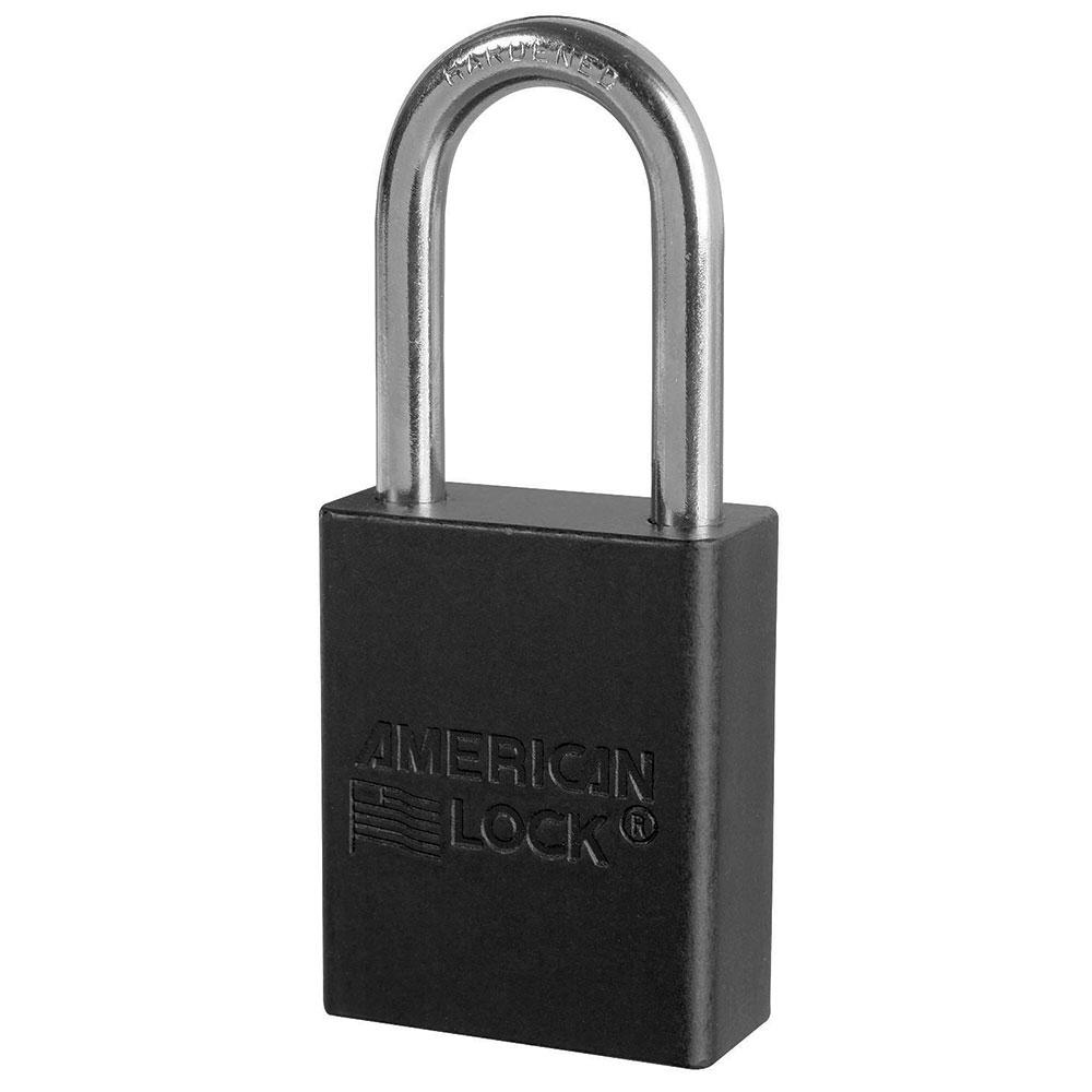 American Lock A1106 padlock, anodized black
