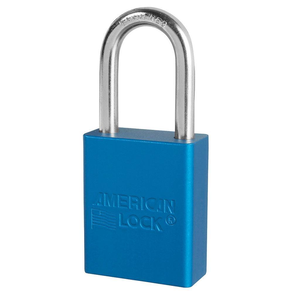 American Lock A1106 padlock, anodized blue