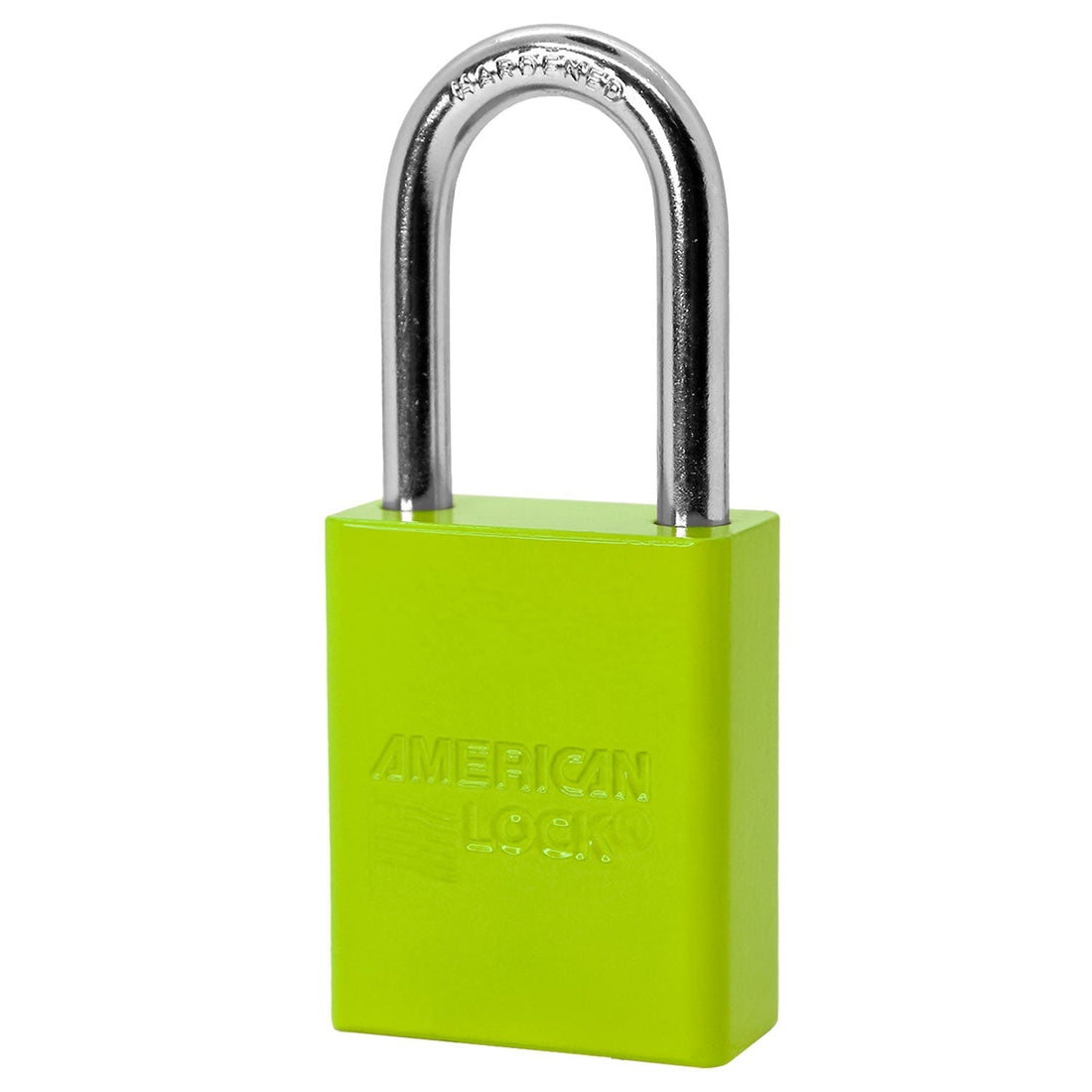 American Lock A1106 padlock, keylime powder coat