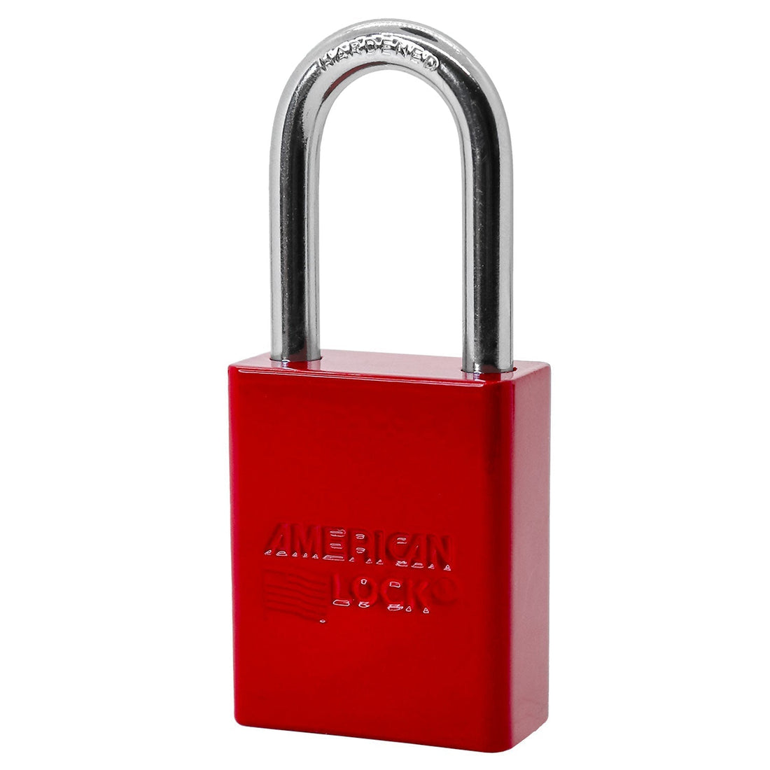 American Lock A1106 padlock, red powder coat