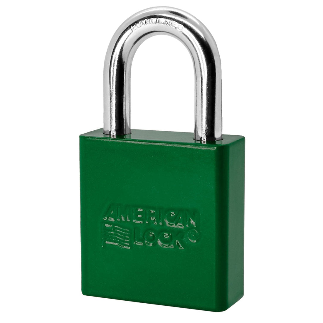 American Lock A1205 padlock, green powder coat
