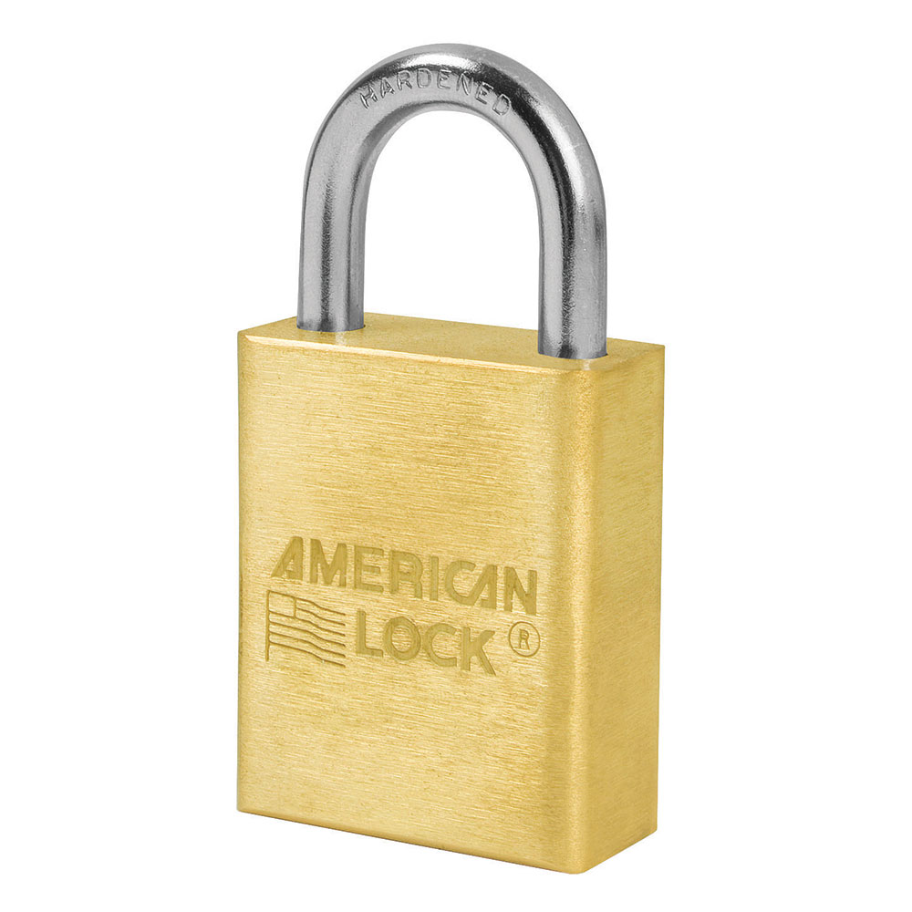 American Lock A6530 in Brass, steel