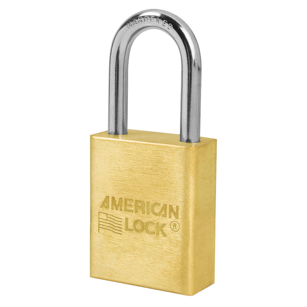 American Lock A6531 in Brass, steel