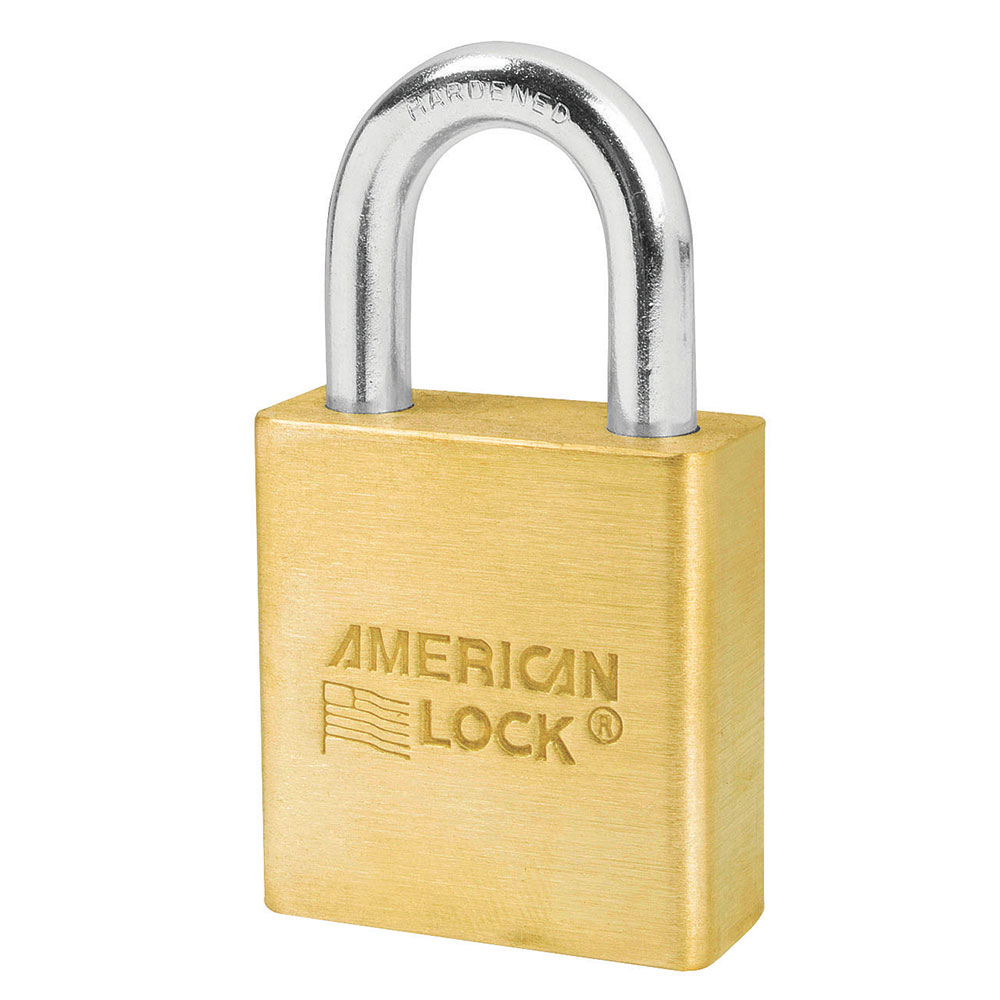 American Lock A6560 in Brass, steel