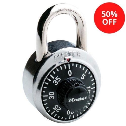 Master Lock 1502KA General Security Combination Padlock 1-7/8in (48mm) Wide (Combination: 34-16-06)-Combination-Master Lock-1502KA-KeyedAlike.com