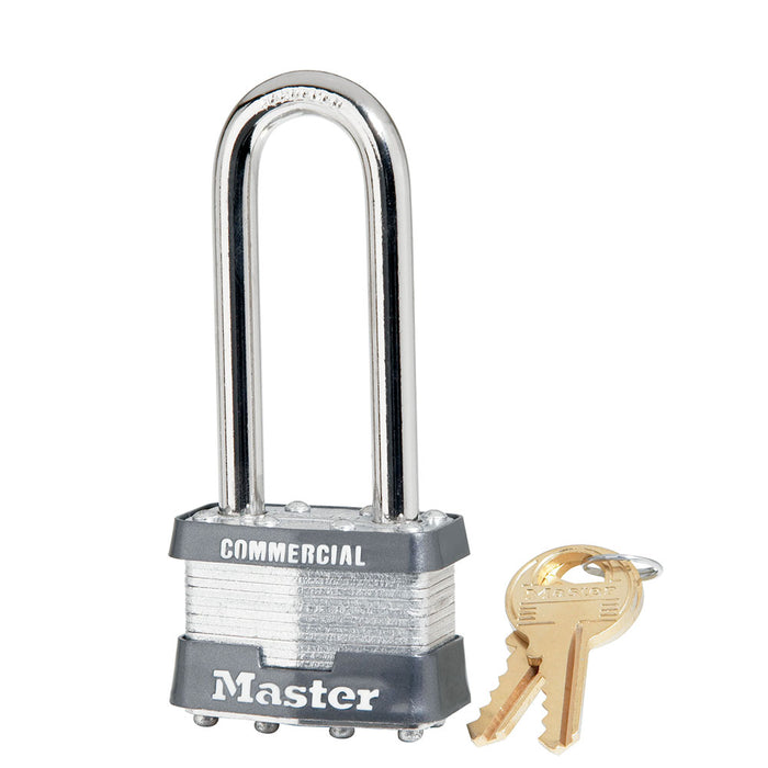 Master Lock 21 Laminated Steel Padlock 1-3/4in (44mm) wide-Master Lock-2-1/2in-21KALJ-KeyedAlike.com