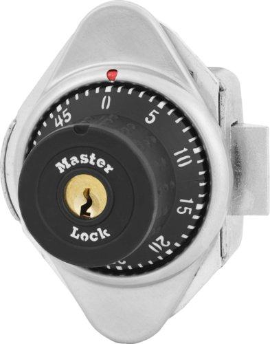 Master Lock 1671MD Built-In Combination Lock with Metal Dial for Lift Handle, Single Point and Box Lockers - Hinged on Left-Master Lock-KeyedAlike.com