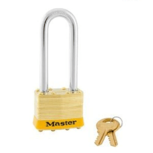 5/8 Hitch Pin Lock with 30mm Laminated Lock Brass Keys Trailer Hitch Lock