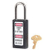 Master Lock 411 Zenex™ Thermoplastic Safety Padlock, 1-1/2in (38mm) Wide with 1-1/2in (38mm) Tall Shackle-Keyed-Master Lock-Black-Keyed Alike-411KABLK-KeyedAlike.com