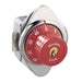 Master Lock 1654MD Built-In Combination Lock with Metal Dial for Horizontal Latch Box Lockers - Hinged on Right-Combination-Master Lock-Red-1654MDRED-KeyedAlike.com