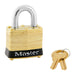 Master Lock 4 Laminated Brass Padlock 1-9/16in (40mm) wide-Master Lock-Black-3/4in-4KABLK-KeyedAlike.com