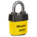 Master Lock 6121 Padlock 2-1/8in (54mm) wide-Master Lock-Yellow-1-1/8in-6121KAYLW-KeyedAlike.com