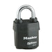 Master Lock 6121 Padlock 2-1/8in (54mm) wide-Master Lock-Black-1-1/8in-6121KA-KeyedAlike.com