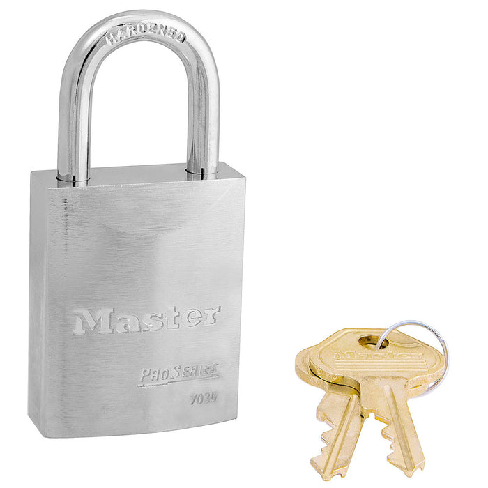 Master Lock 7030 Hardened Steel Padlock 1-9/16in (40mm) wide-Master Lock-1-1/16in-7030KA-KeyedAlike.com