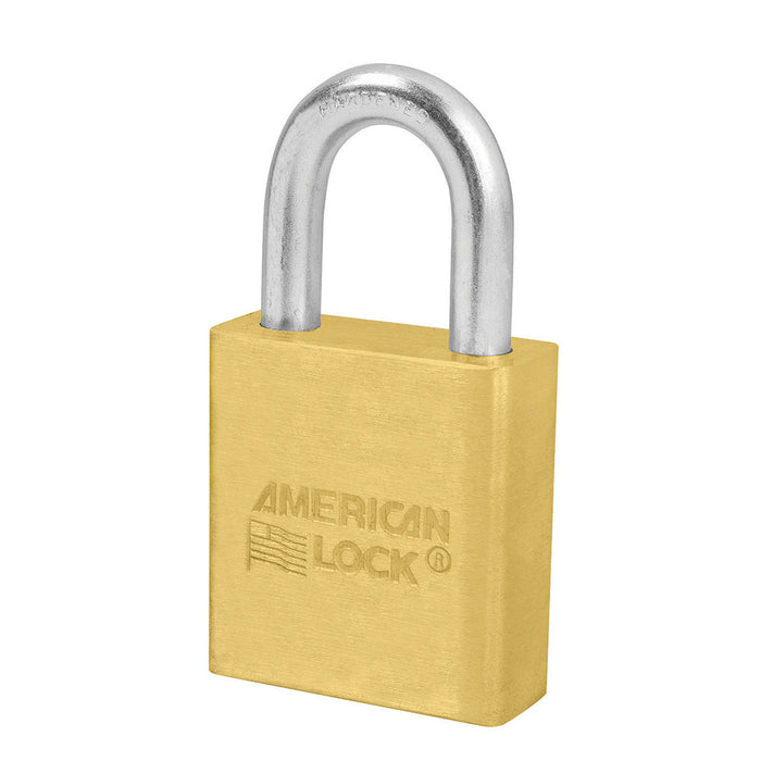 American Lock A20 Solid Brass Padlock 1-3/4in (44mm) wide-American Lock-A20KA-KeyedAlike.com