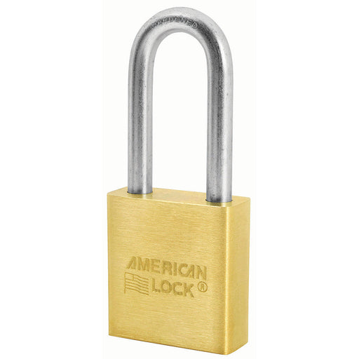 American Lock A21 Solid Brass Padlock 1-3/4in (44mm) wide-American Lock-A21KA-KeyedAlike.com
