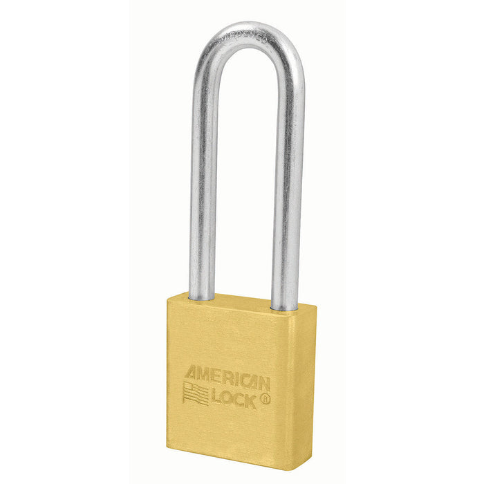 American Lock A22 Solid Brass Padlock 1-3/4in (44mm) wide-American Lock-A22KA-KeyedAlike.com