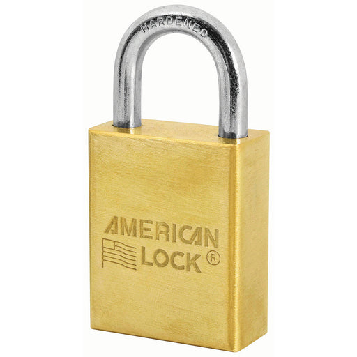 American Lock A40 Solid Brass Padlock 1-1/2in (38mm) wide-American Lock-A40KA-KeyedAlike.com