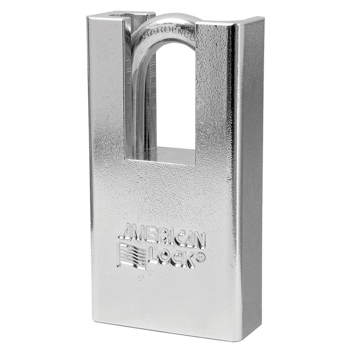 American Lock A5300 Solid Steel (Chrome Plated) Padlock 1-3/4in (44mm) wide-American Lock-A5300KA-KeyedAlike.com