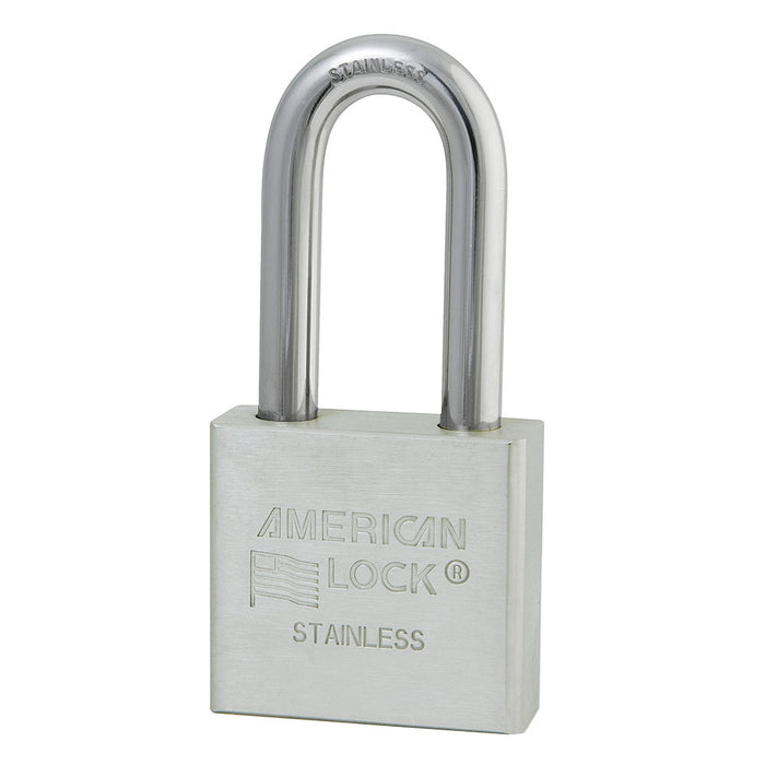 American Lock A5461 Solid Stainless Steel Padlock 2in (51mm) wide-American Lock-A5461KA-KeyedAlike.com