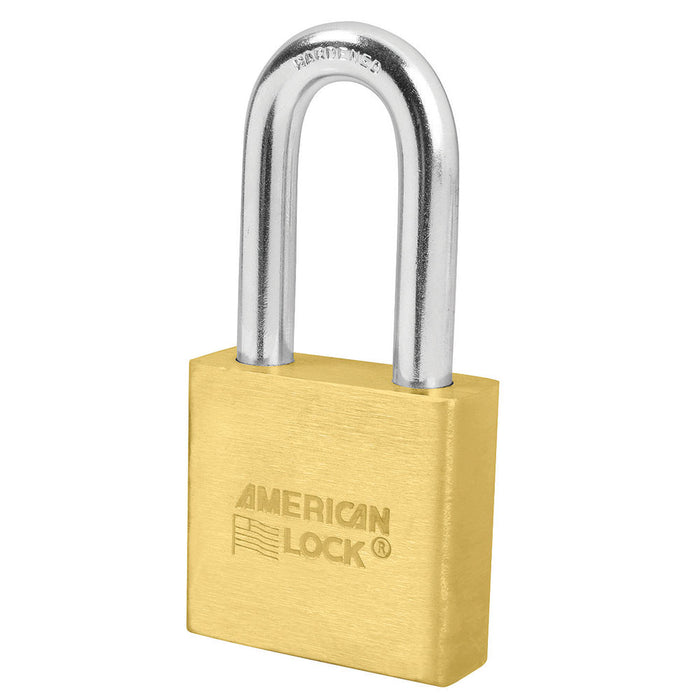 American Lock A6571 Solid Brass Padlock 2in (51mm) wide-American Lock-A6571KA-KeyedAlike.com