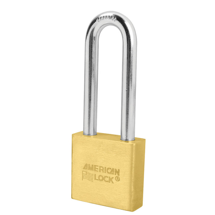 American Lock A6572 Solid Brass Padlock 2in (51mm) wide-American Lock-A6572KA-KeyedAlike.com