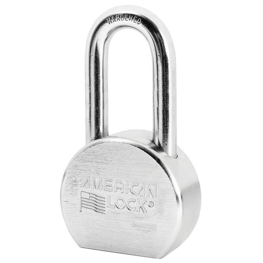 American Lock A701 Solid Steel (Chrome Plated) Padlock 2-1/2in (64mm) wide-American Lock-A701KA-KeyedAlike.com