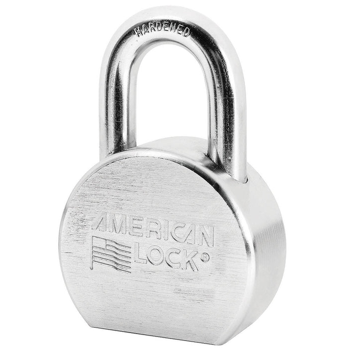 American Lock A706 Solid Steel (Chrome Plated) Padlock 2-1/2in (64mm) wide-American Lock-A706KA-KeyedAlike.com