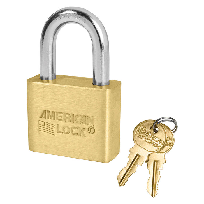 American Lock AL50 Solid Brass Padlock 1-3/4in (44mm) wide-American Lock-AL50KA-KeyedAlike.com