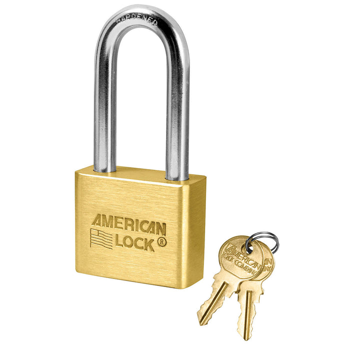 American Lock AL51 Solid Brass Padlock 1-3/4in (44mm) wide-American Lock-AL51KA-KeyedAlike.com