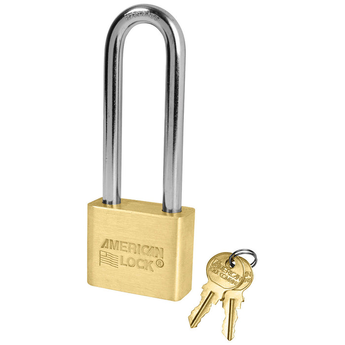 American Lock AL52 Solid Brass Padlock 1-3/4in (44mm) wide-American Lock-AL52KA-KeyedAlike.com