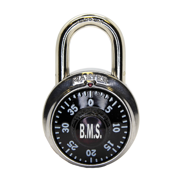 Master Lock 1525 General Security Combination Padlock with Key Control Feature and Colored Dial 1-7/8in (48mm) Wide-1525-Master Lock-KeyedAlike.com