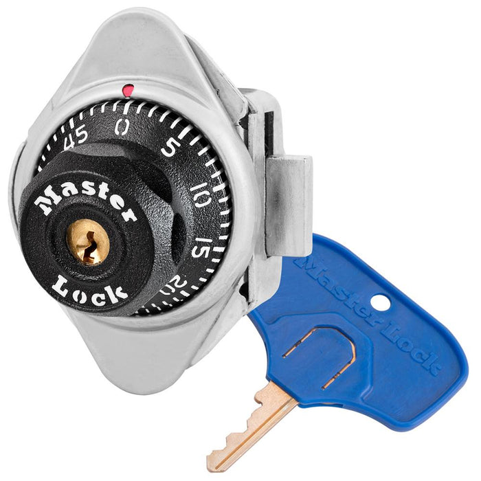 Master Lock 1637MKADA ADA Compliant Built-In Combination Lock with Metal Dial for Lift Handle Lockers - Hinged on Left-Combination-Master Lock-1637MKADA-KeyedAlike.com
