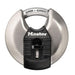 Master Lock M40XD 2-3/4in (70mm) Wide Magnum® Stainless Steel Discus Padlock with Shrouded Shackle-Master Lock-M40XD-KeyedAlike.com