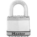 Master Lock M5 2in (51mm) Wide Magnum® Laminated Steel Padlock-Master Lock-1in-M5KA-KeyedAlike.com